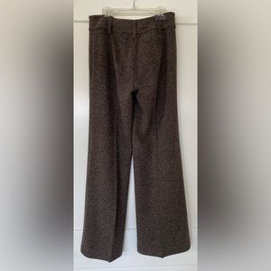 Beautiful, flattering J Jill Brown Tweedish -Straight Leg Trouser. Size 6P.